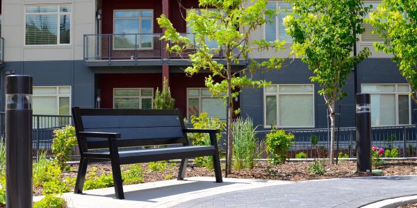 Wishbone-Rutherford-Bench-at-The-Residence-at-Orchards-Walk-in-Kamloops-BC