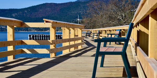 Wishbone-Rutherford-Benches-on-the-Pier-in-Peachland-BC
