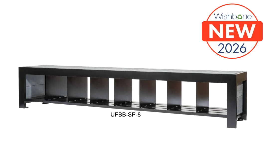 Urban Form Backless Bench with Storage Pockets